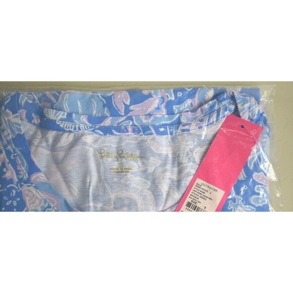 Lilly Pulitzer Women's  Dress Blue Purple Cody Sea What I Sea Fish Size Small - Picture 6 of 6
